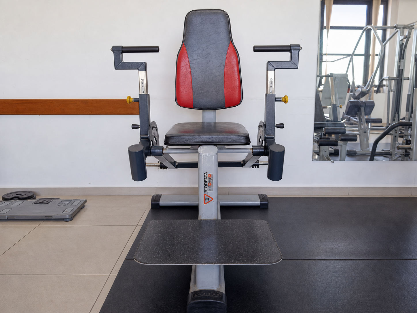 Press peitoral Biodelta para fortalecimento muscular adaptado na EPrime